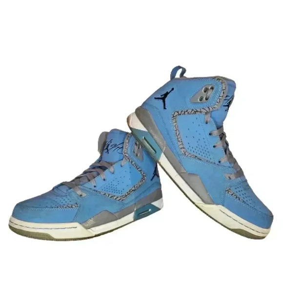 Jordan SC-2011 Vintage Flight Baby Blue White Collectible Sneakers Men's 9.5 - Picture 15 of 16